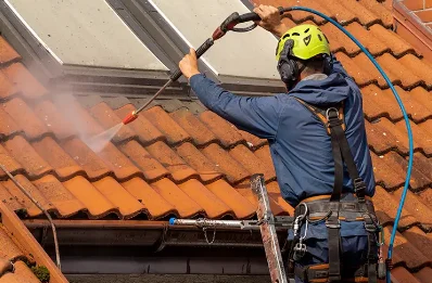 Démoussage et hydrofuge de toiture à Hanviller